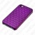 Чехол для iPhone 5 фиолетовый с ромбами