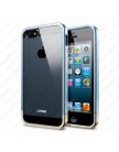 Чехол SGP Linear Metal Crystal series для iPhone 5 + защитная пленка (Metal Blue) КОПИЯ