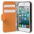 Чехол Melkco Wallet Type для iPhone 5 (оранжевый)