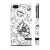 Чехол QCase для iPhone 4 | 4S Hohloma White / Белая Хохлома (пластиковый чехол, защитная пленка, заставка)