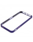 Ультралегкий алюминиевый бампер с застежкой для iPhone 5S | 5 фиолетовый (аналог cross)